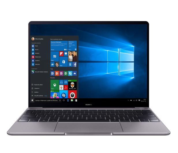 HUAWEI MateBook 13 Ryzen 5 3500U/8GB/256GB SSD/13"/Win10 Gray Heng-W19AR - 574553 - zdjęcie